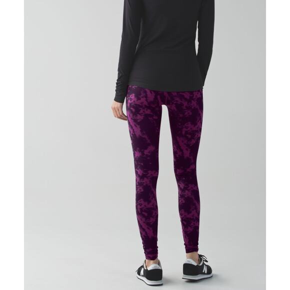 Lululemon Wunder Under Pant Legging Luon Breezie Regal Plum Black- Size: 4 - Picture 3 of 11
